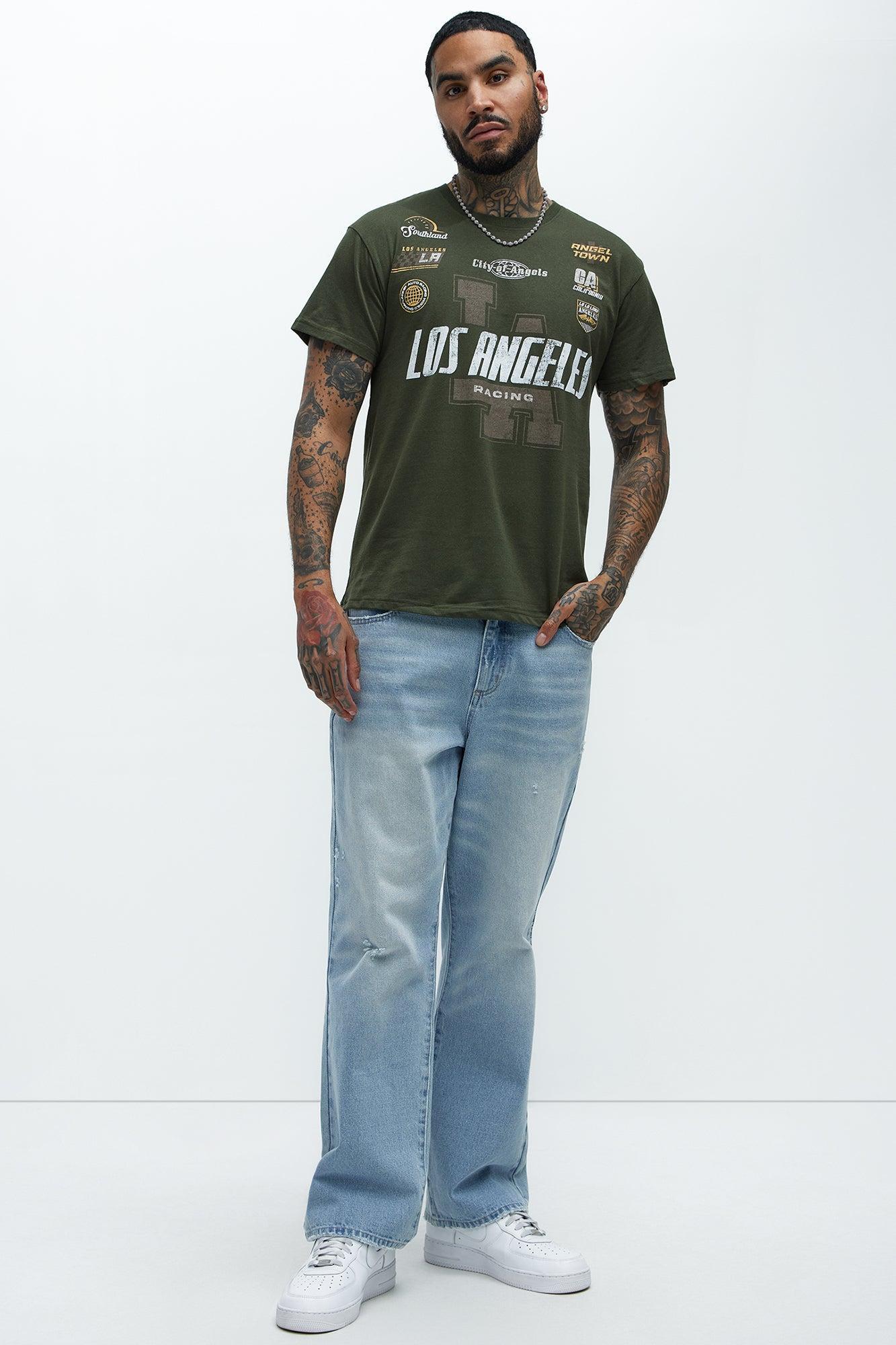 LA Racing Short Sleeve Tee - Dark Olive Product Image
