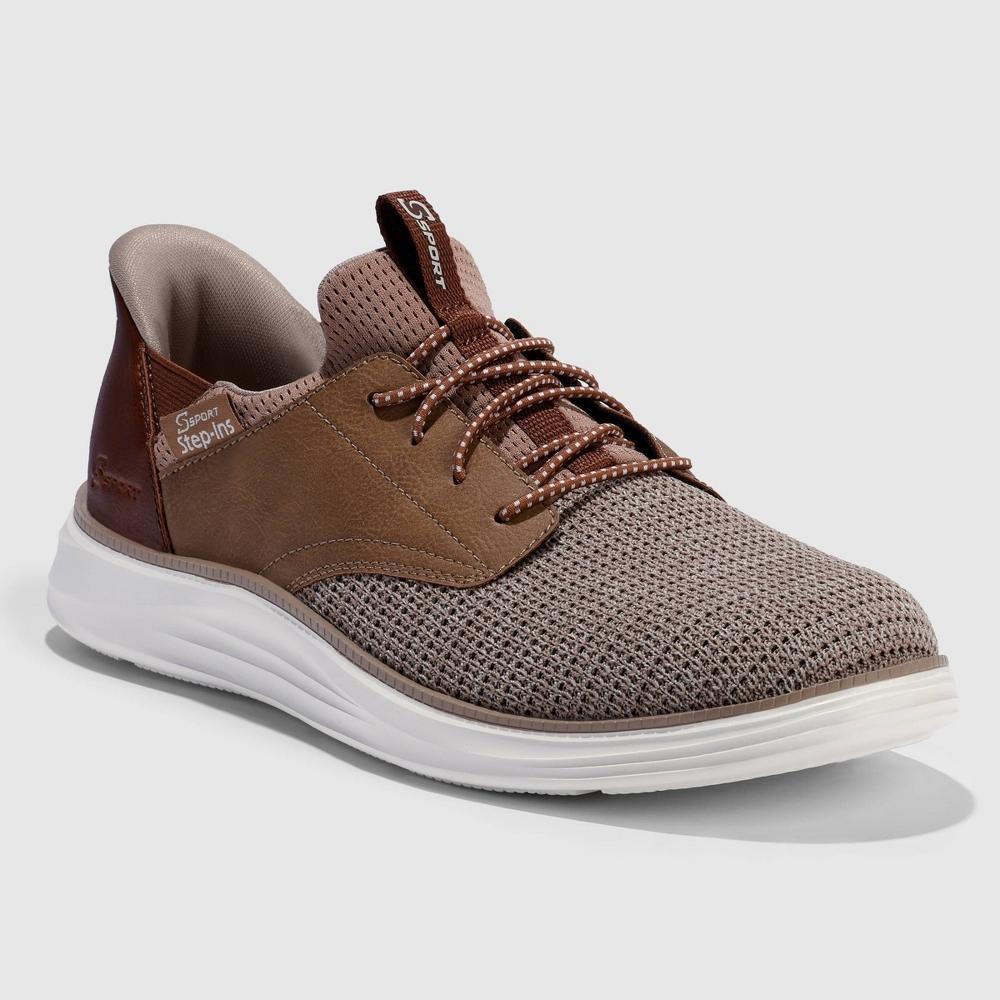 S Sport by Skechers Mens Donovan Step-Ins Sneakers - Light Brown 8 Product Image