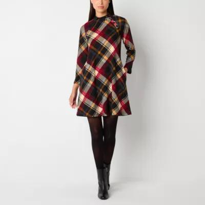 Jessica Howard Womens 3/4 Sleeve Shift Dress Product Image
