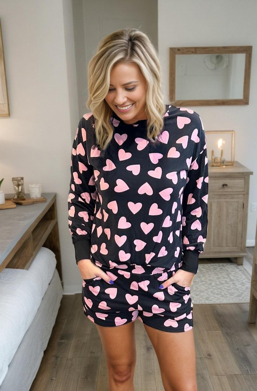 Hearts Loungewear Set Product Image