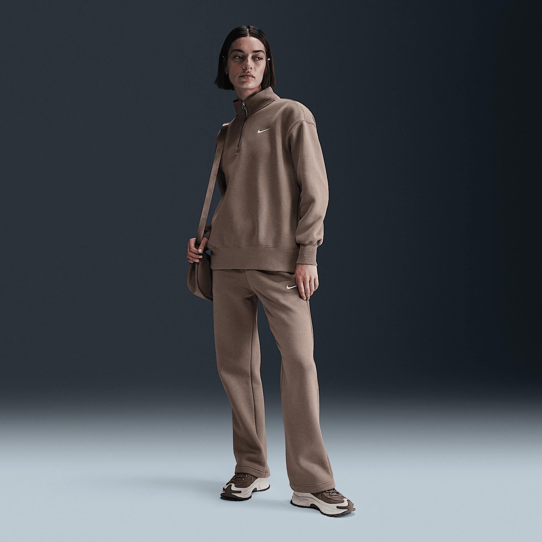 Nike Sportswear Phoenix Fleece Women's Oversized 1/4-Zip Long Sweatshirt Product Image