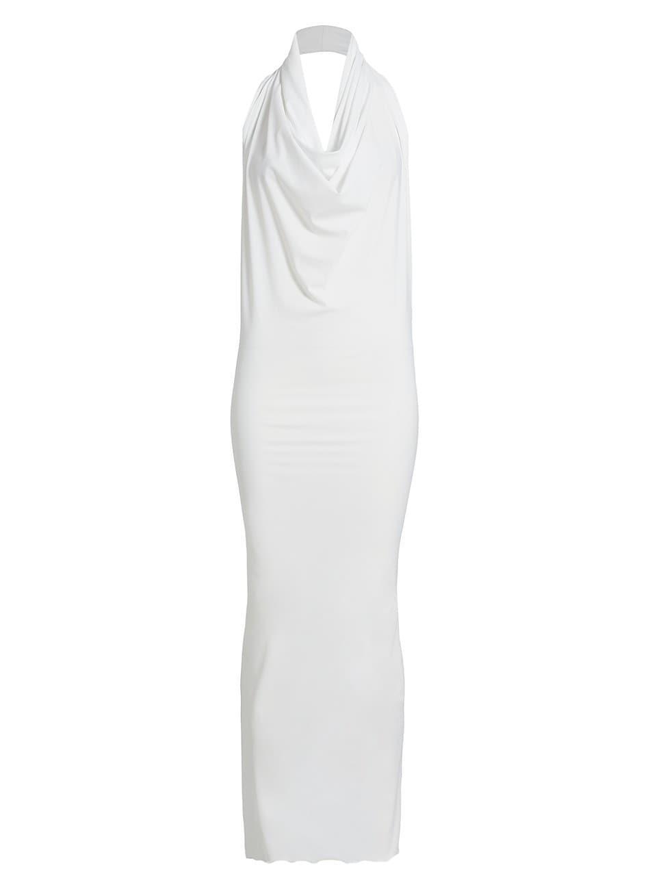 Womens Keira Jersey Cowlneck Midi-Dress Product Image