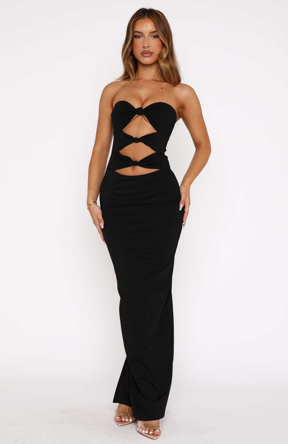 Life After Love Maxi Dress Black Product Image