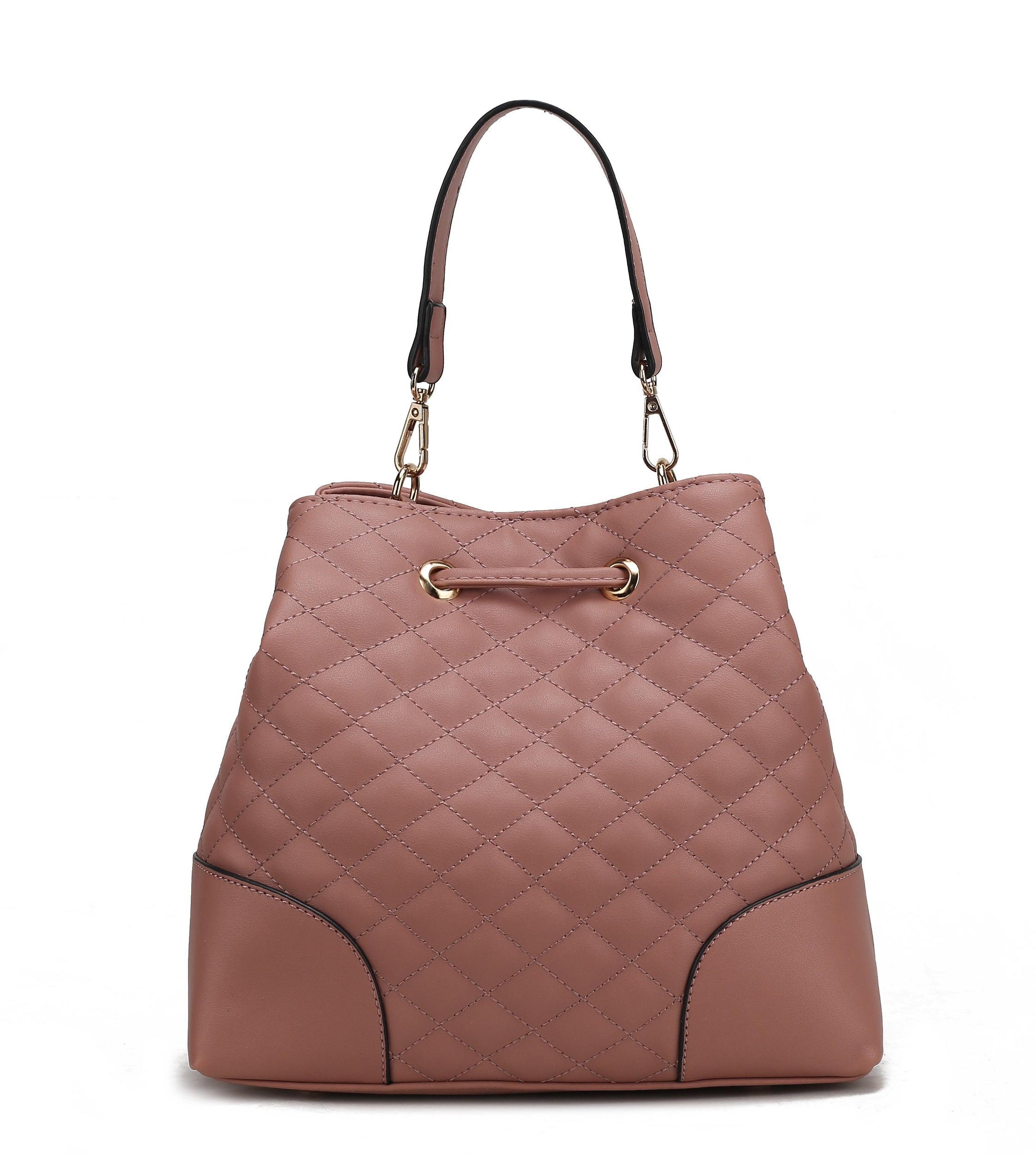 MKF Collection Women's Wendy 2 Pcs Bucket Bag With Wristlet Female Product Image