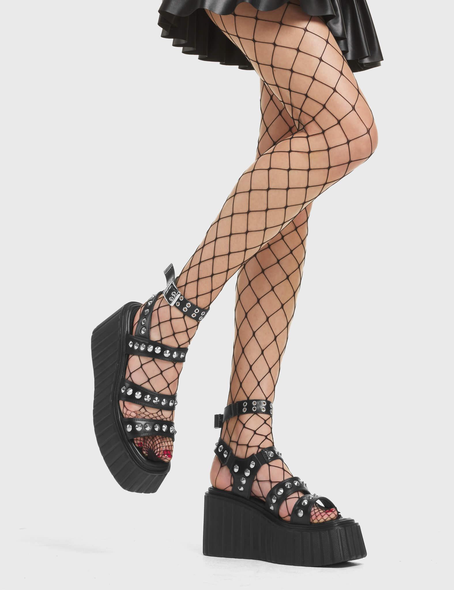 Shot In The Dark Chunky Creeper Sandals Product Image