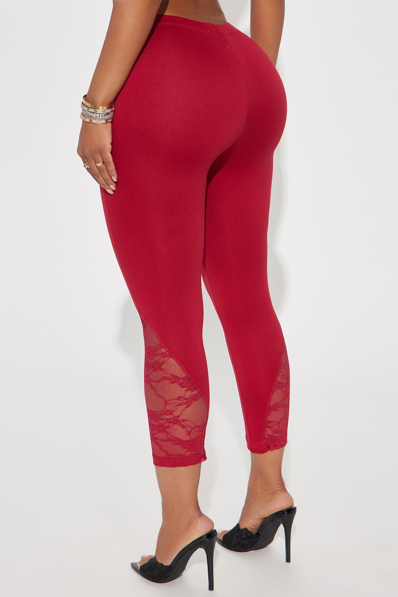 Told You So Capri Legging - Red Product Image