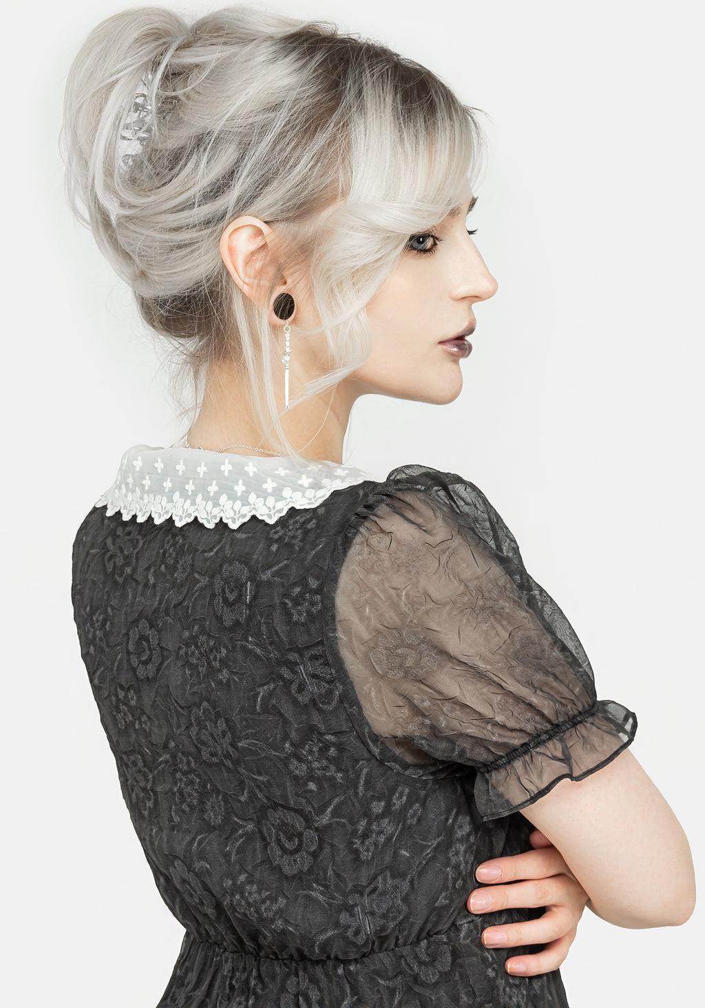 Phantasma Lace Collar Mini Dress Product Image