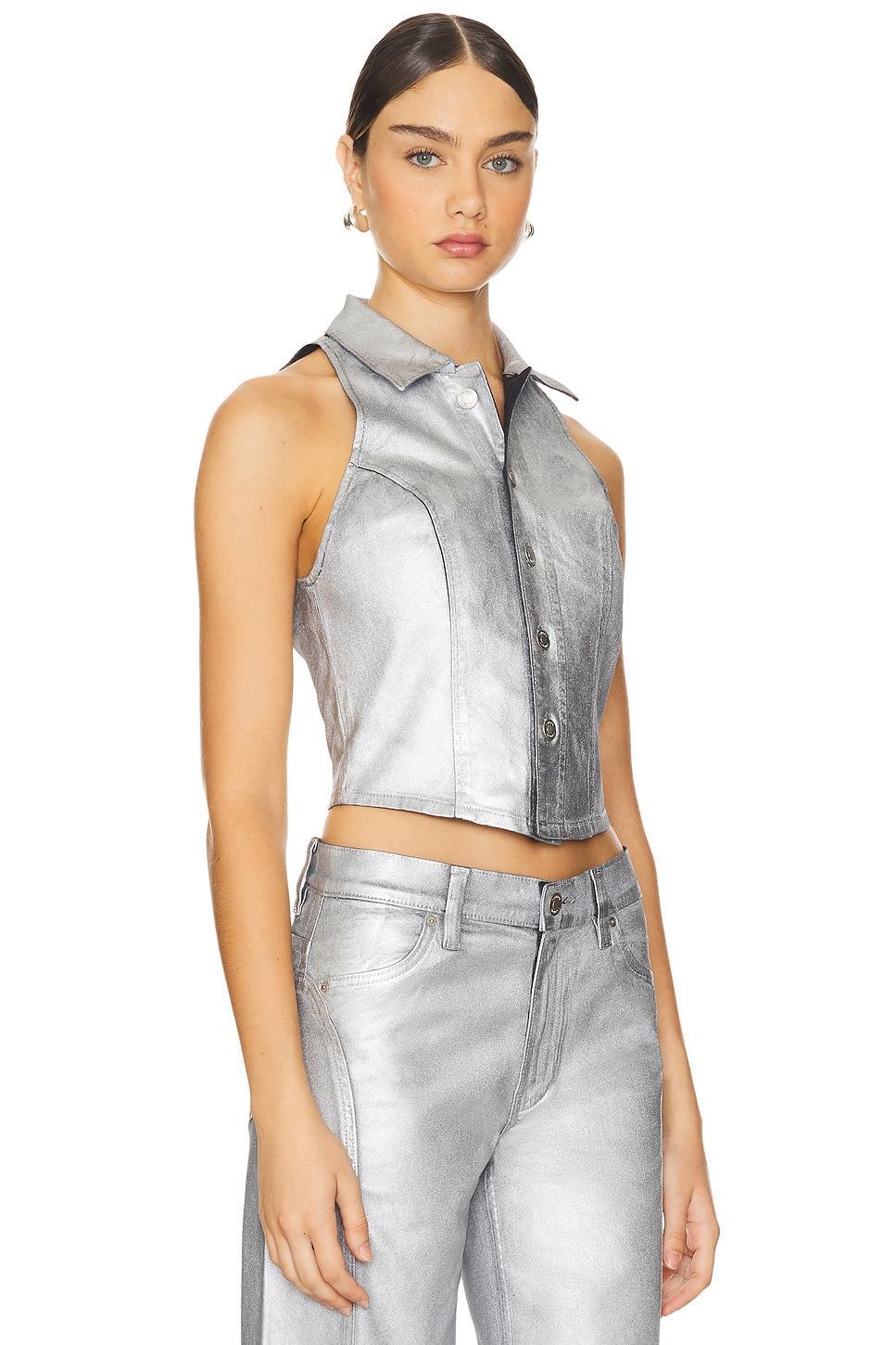 Halter Vest Hudson Jeans Product Image