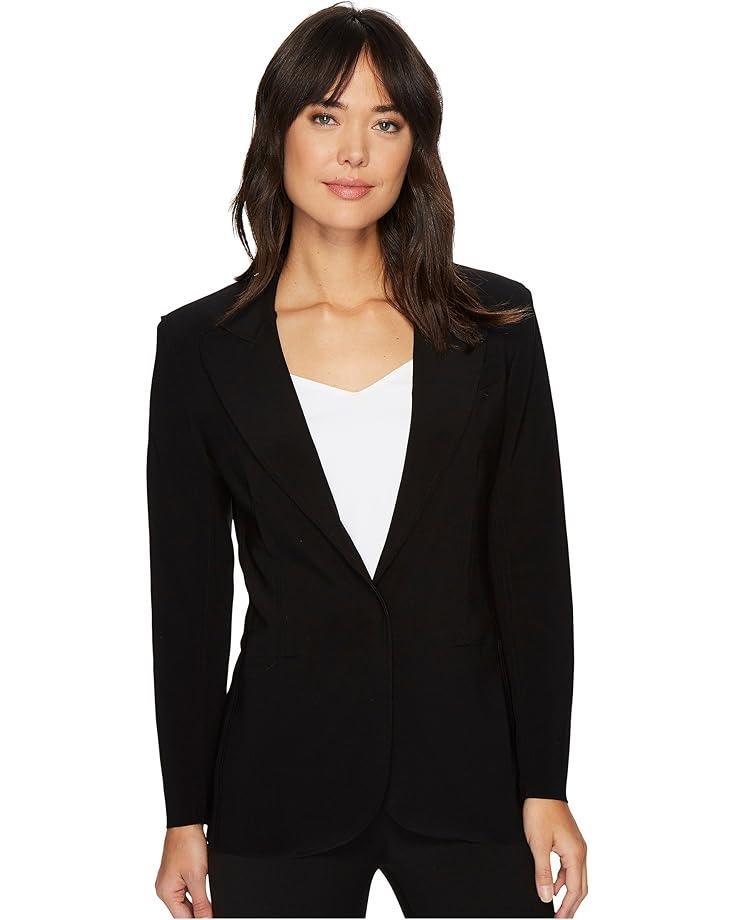 Fitted Knit Blazer Product Image