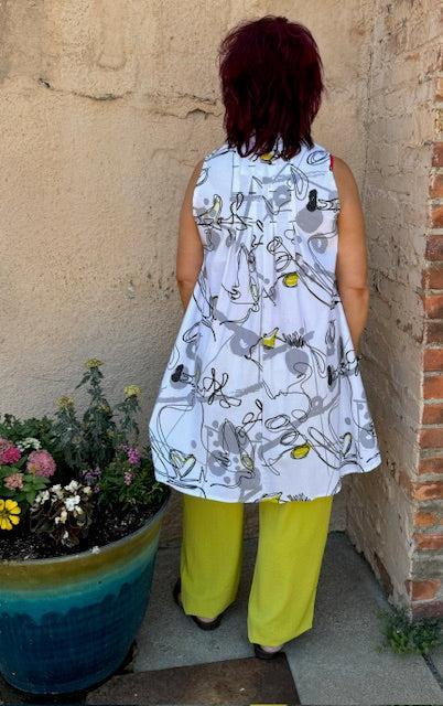 62650   LaDonna Button Down Tunic/Dress by Ever Sassy - Dolcezza Product Image