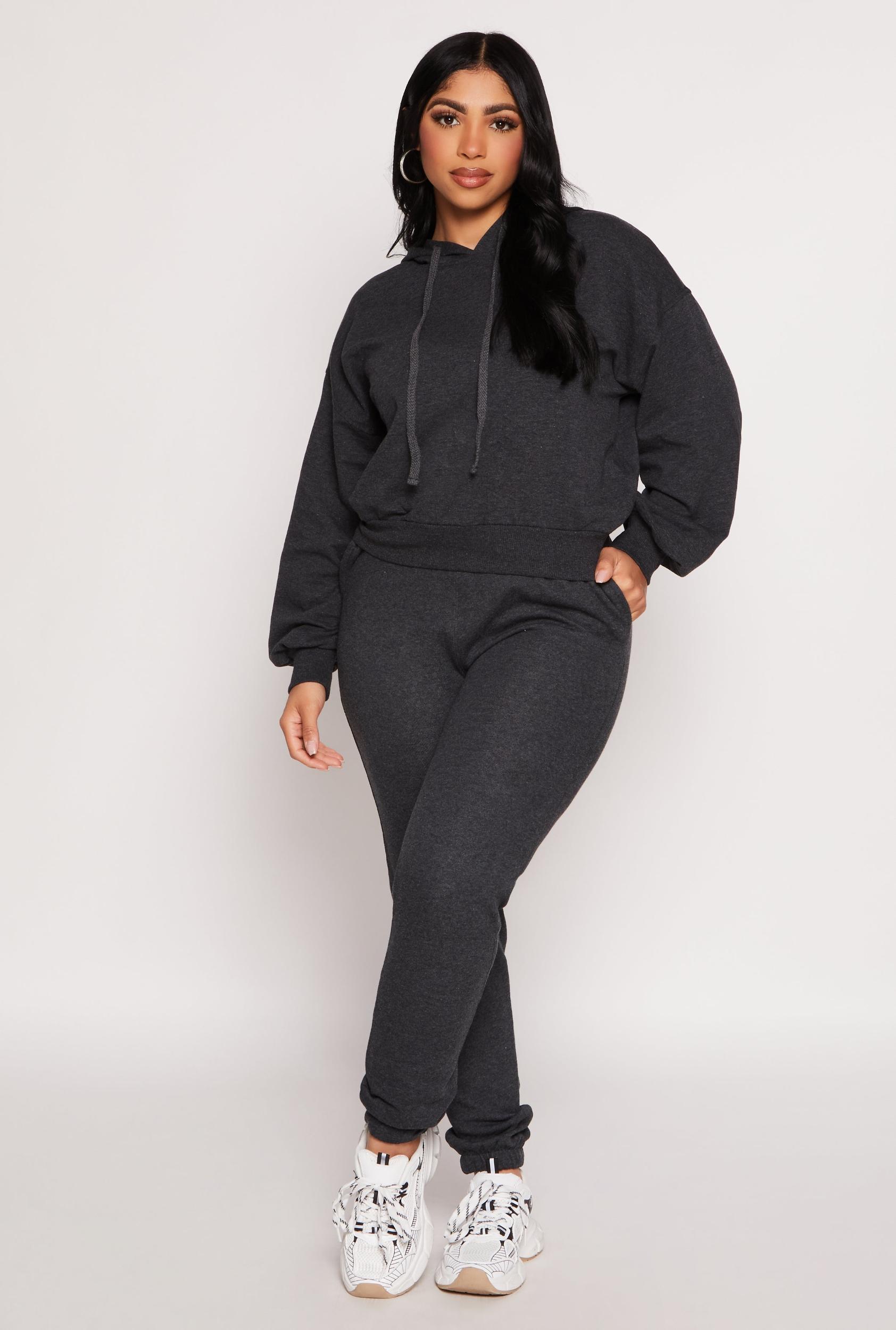 Womens Fleece Drawstring Sweatpants Product Image