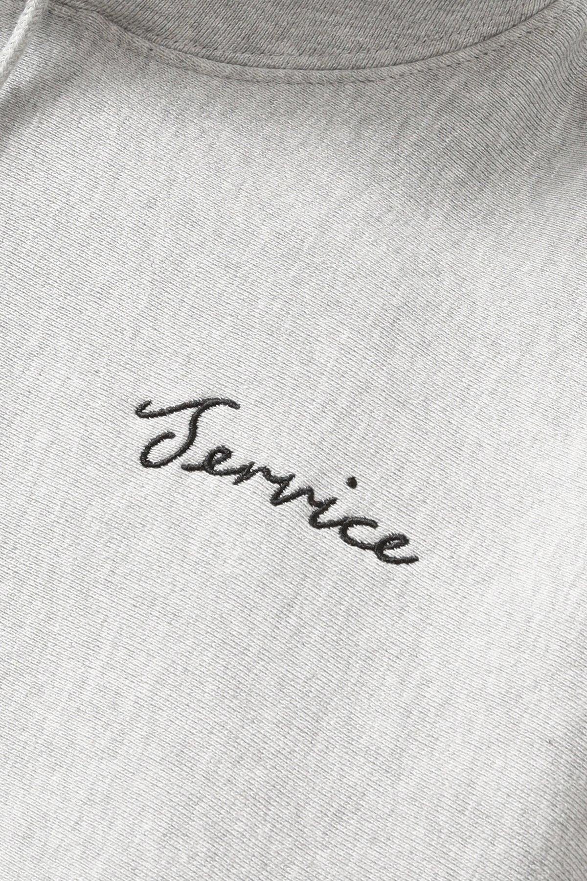 Service Works - Arch Logo Hoodie - Marl Grey Product Image
