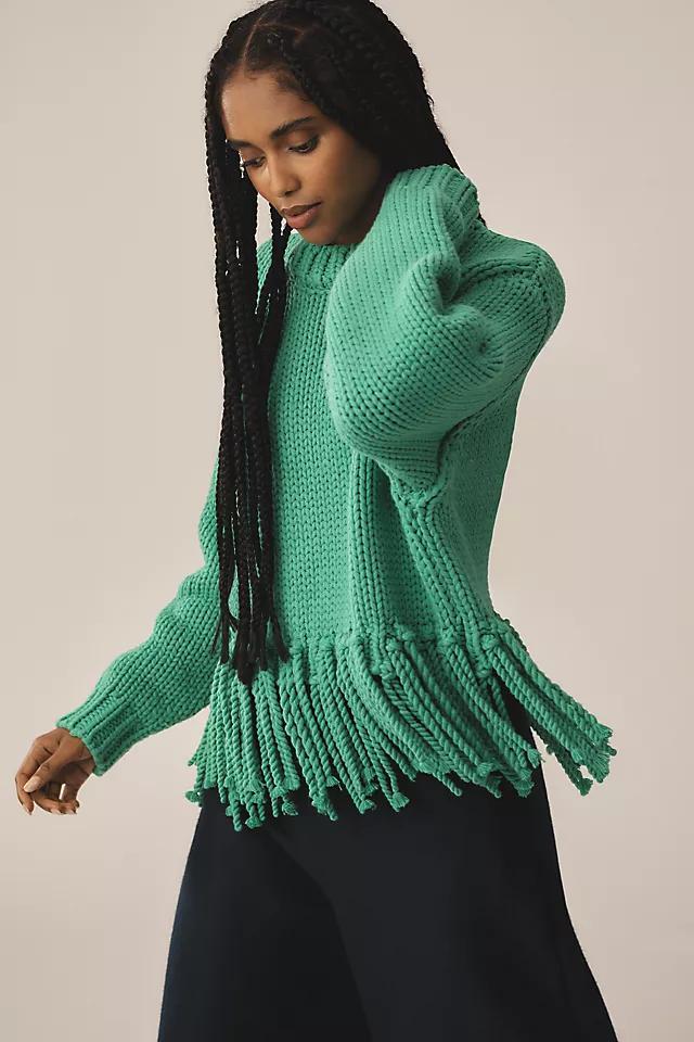 The Wolf Gang Verde Fringe Sweater Product Image