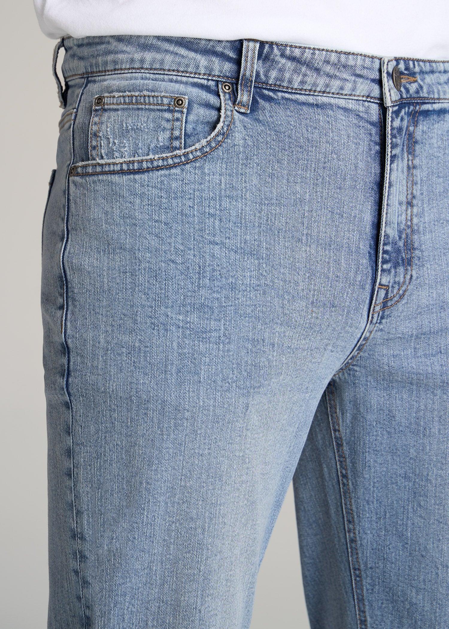 J1 STRAIGHT LEG Jeans for Tall Men in Retro Blue Product Image