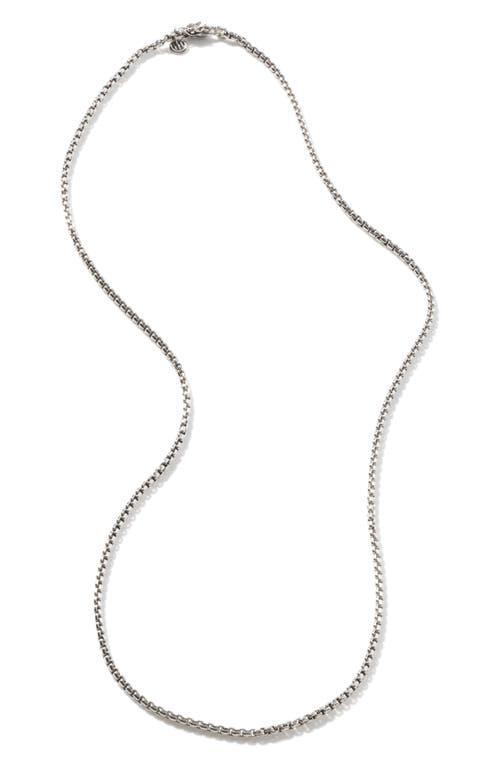 John Hardy Sterling Silver Classic Chain Box Chain Necklace, 24 Product Image