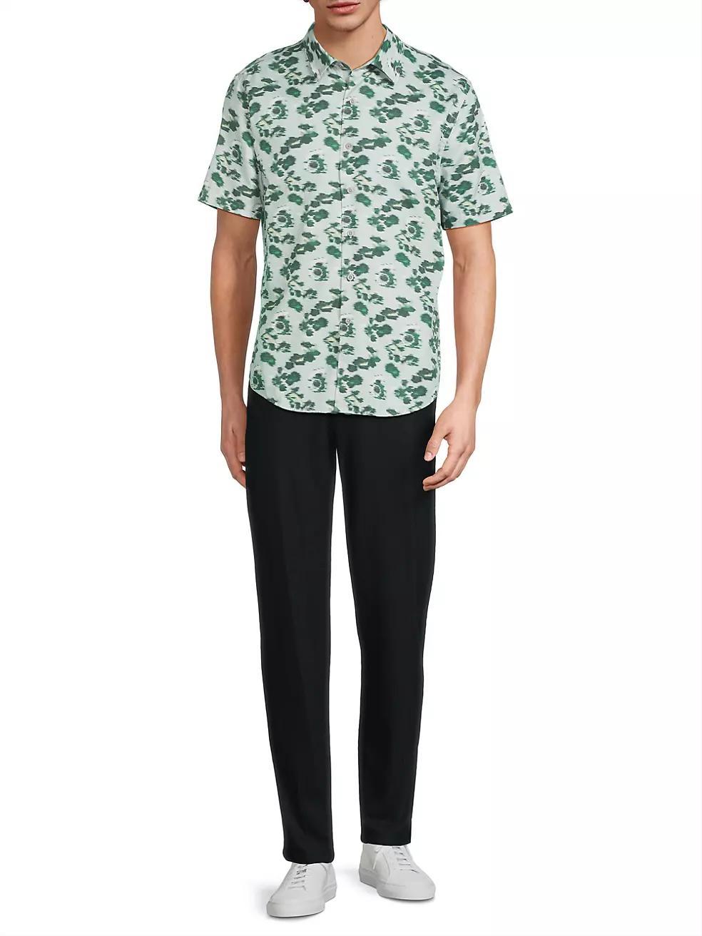 Classic-Fit French Placket Shirt Product Image