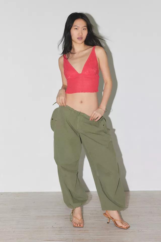 Out From Under Firecracker Smocked Cropped Top Womens at Urban Outfitters Product Image