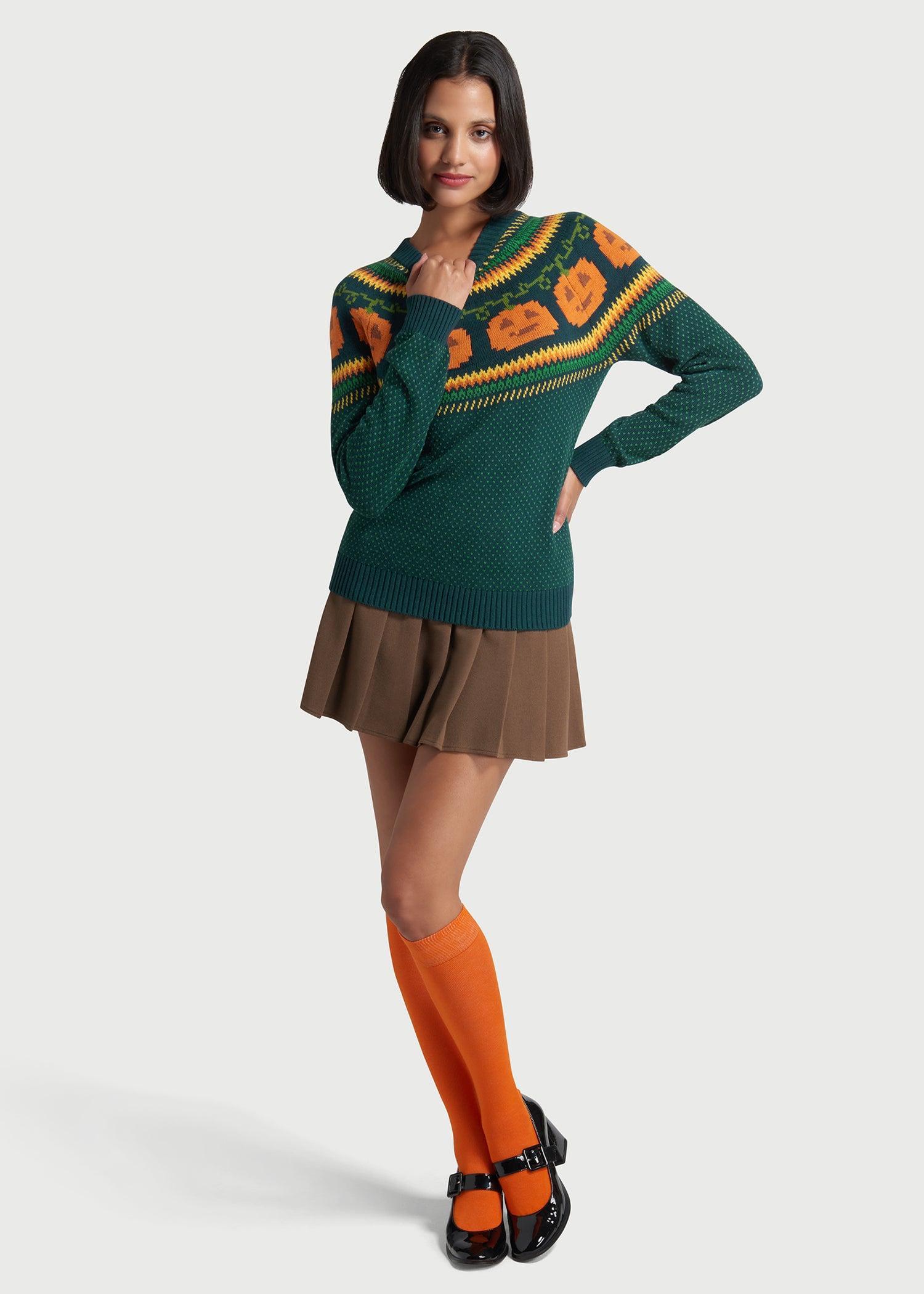 Give 'Em Pumpkin To Talk About Fair Isle Sweater Product Image