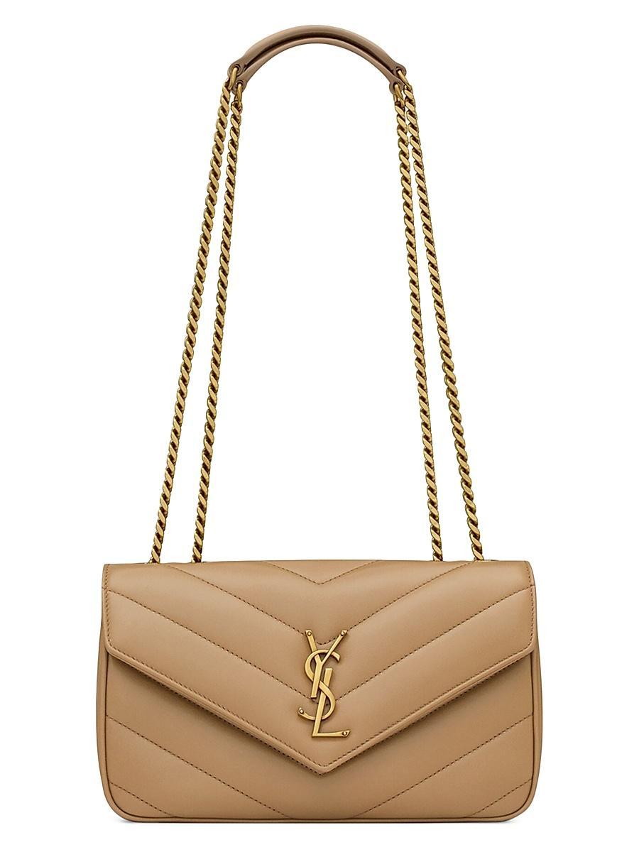 Womens Loulou Small Shoulder Bag in Lambskin Leather Product Image