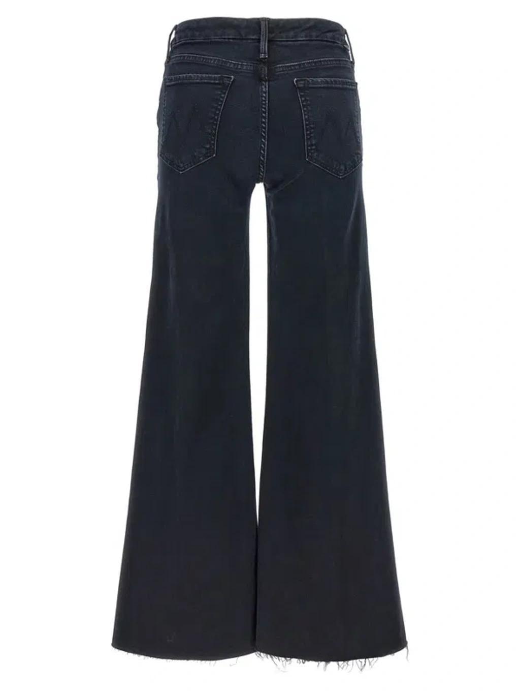 MOTHER The Roller Fray Jeans In Blue Product Image