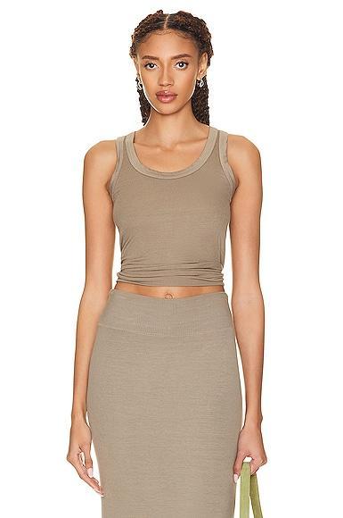 Silk Rib Bold Tank Enza Costa Product Image