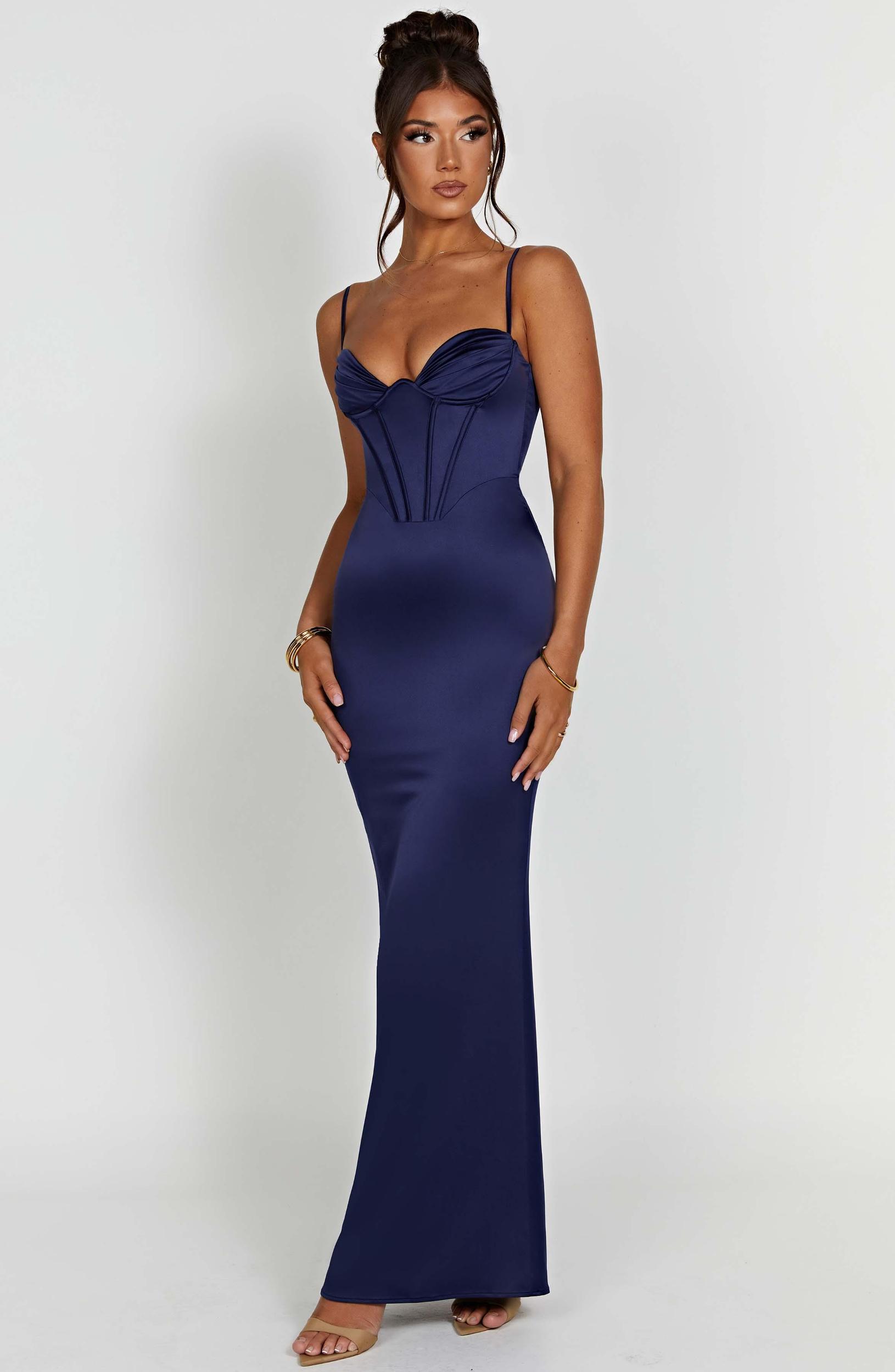 Onika Maxi Dress - Navy Product Image