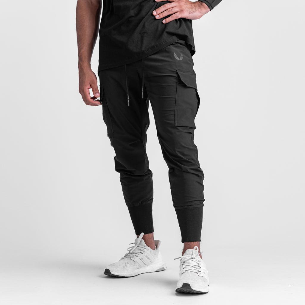 0437. Tetra-Lite® Cargo High Rib Jogger - Black Product Image