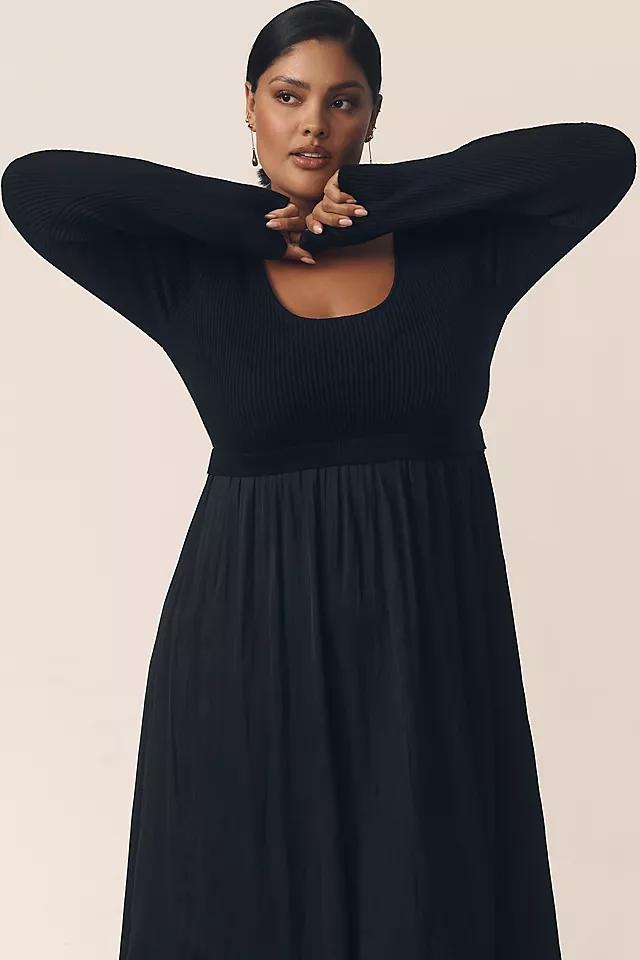 The Thea Twofer Sweater Dress: Scoop-Neck Edition Product Image
