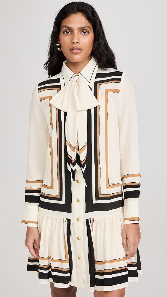Zimmermann Tie Neck Mini Dress | Shopbop Product Image