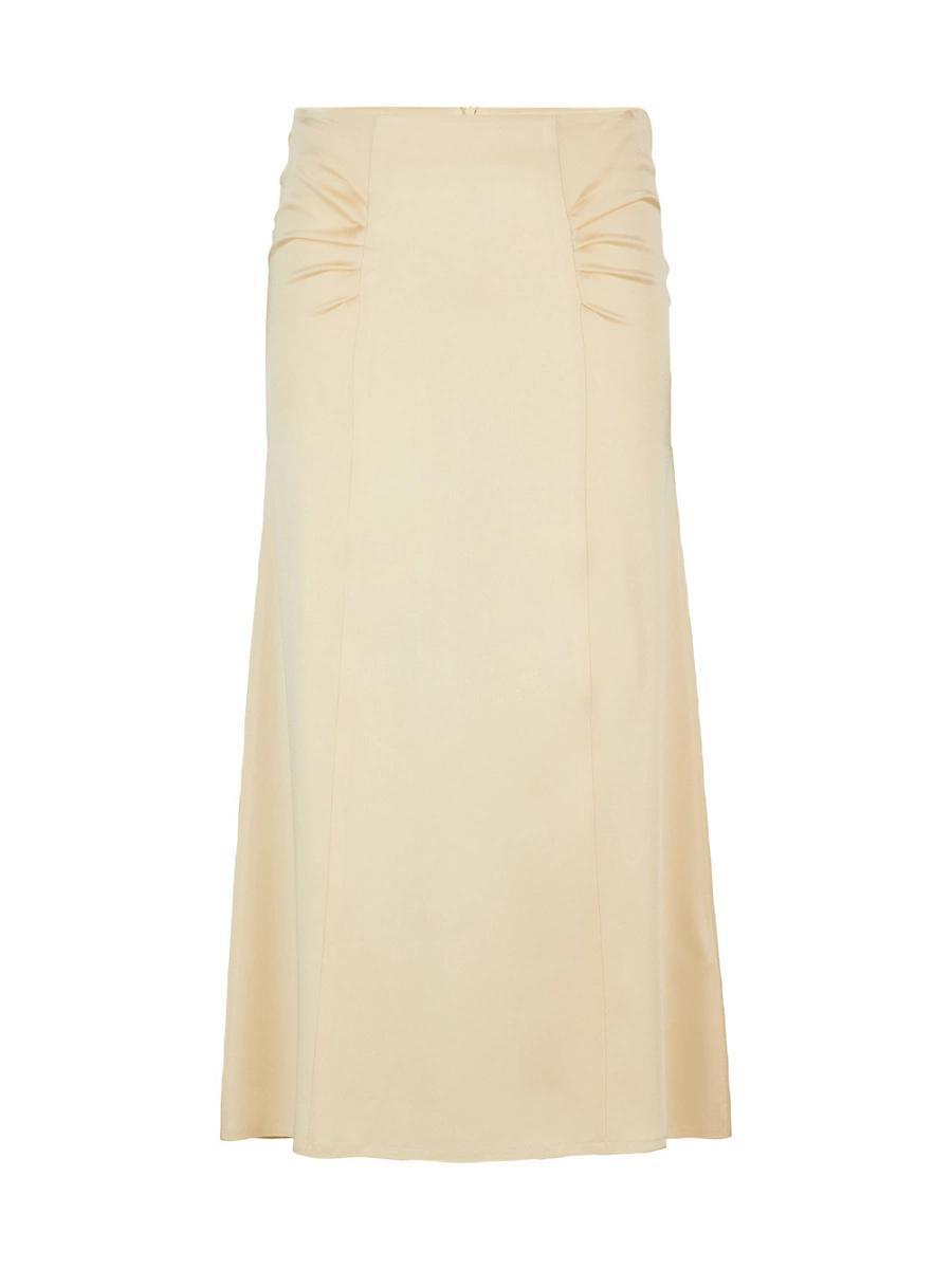 Womens High-Waisted A-Line Skirt Product Image