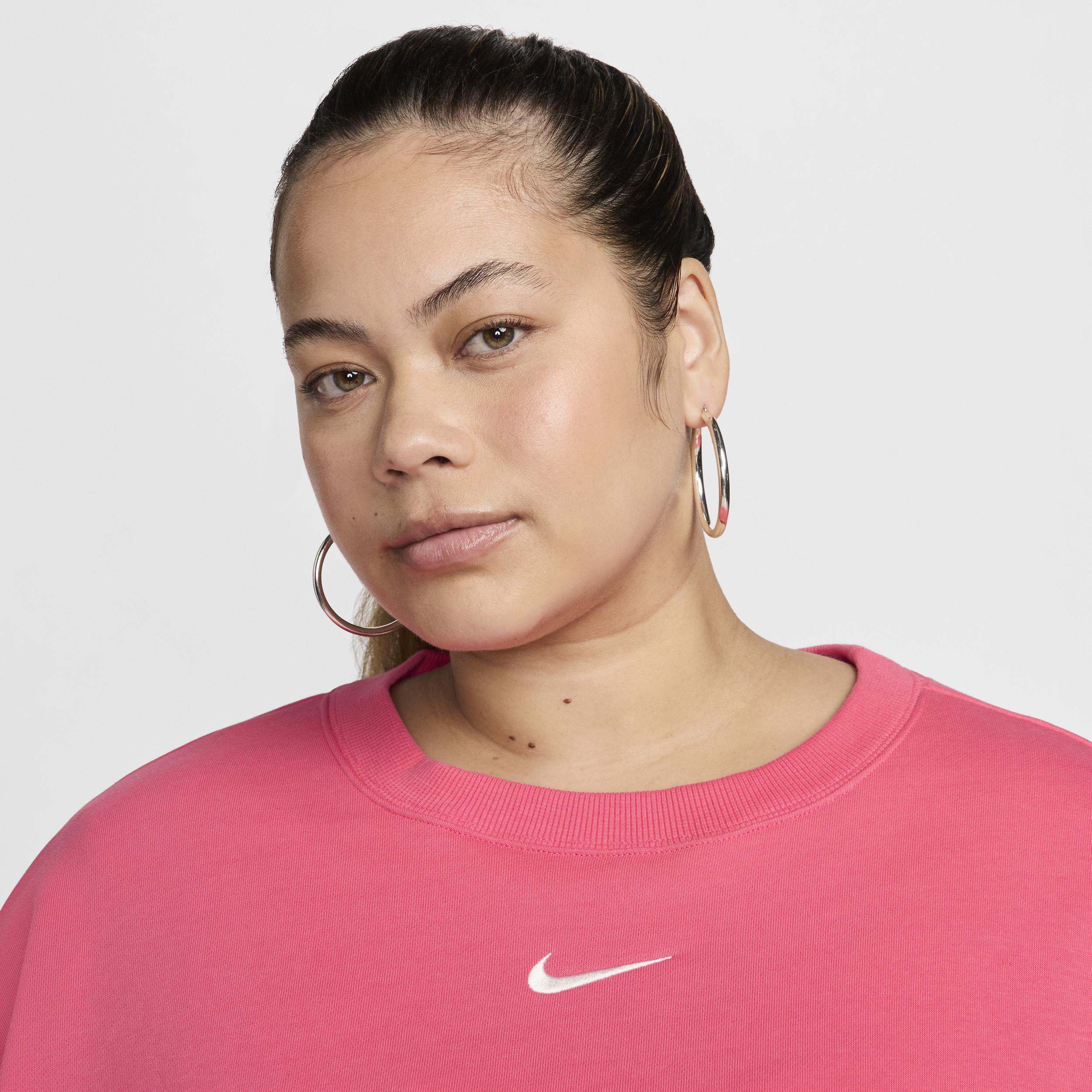 Nike Sportswear Phoenix Fleece Women's Oversized Crew-Neck Sweatshirt (Plus Size) Product Image