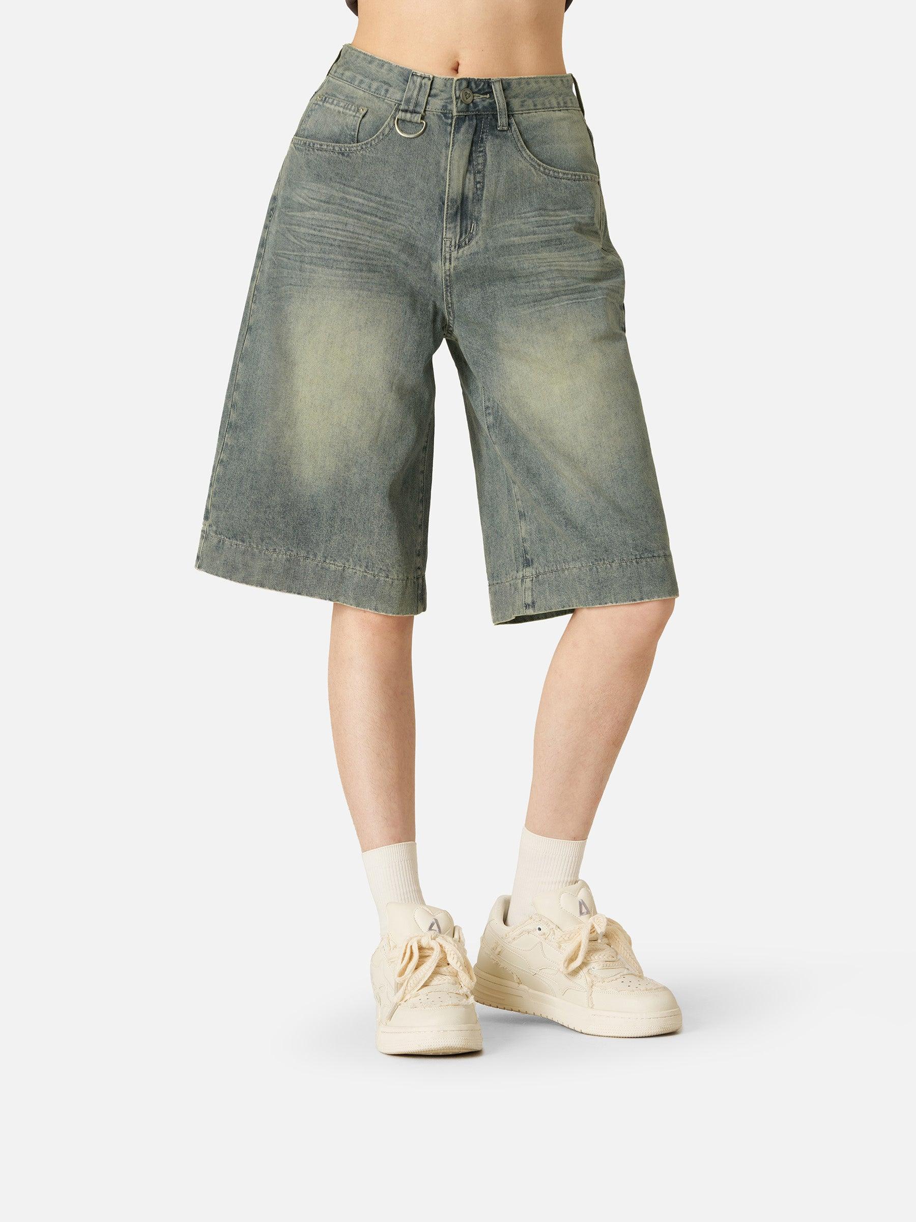 Aelfric Eden Solid Washed Longline Jorts Product Image