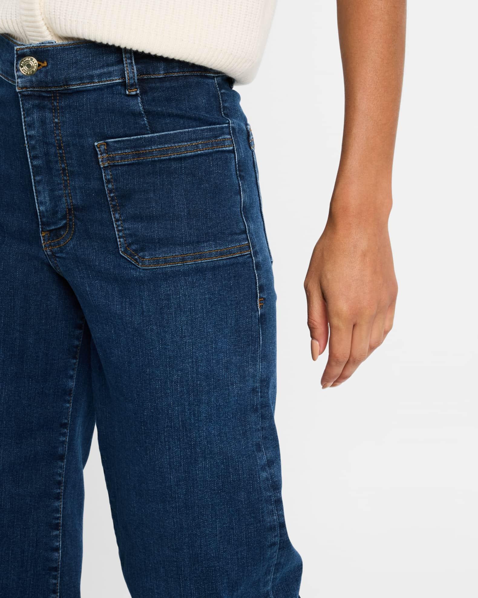 Le Slim Palazzo Jeans with Bardot Pockets Product Image