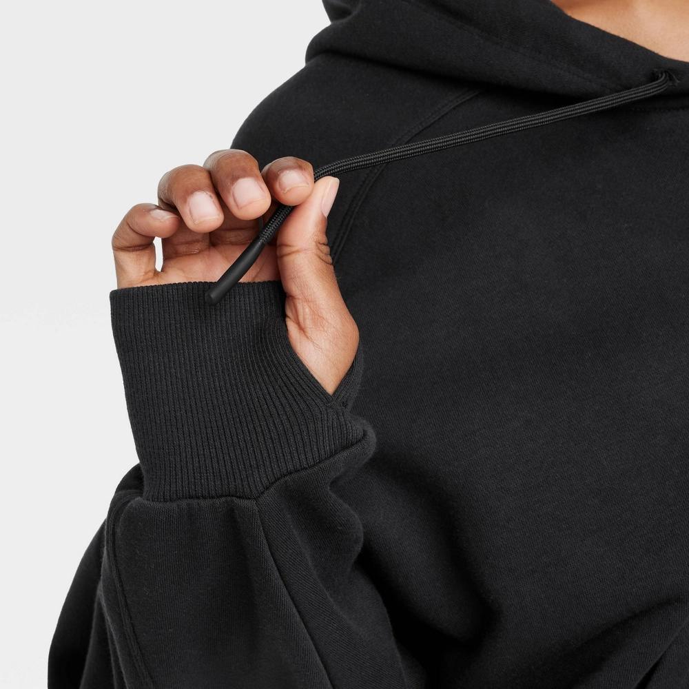 Women's Fleece Full-Zip Hooded Sweatshirt - JoyLab™ Product Image