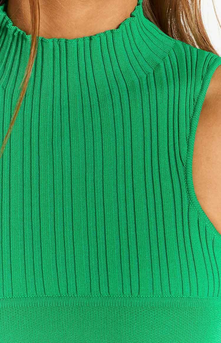 Dominica Green Knit Tank Product Image