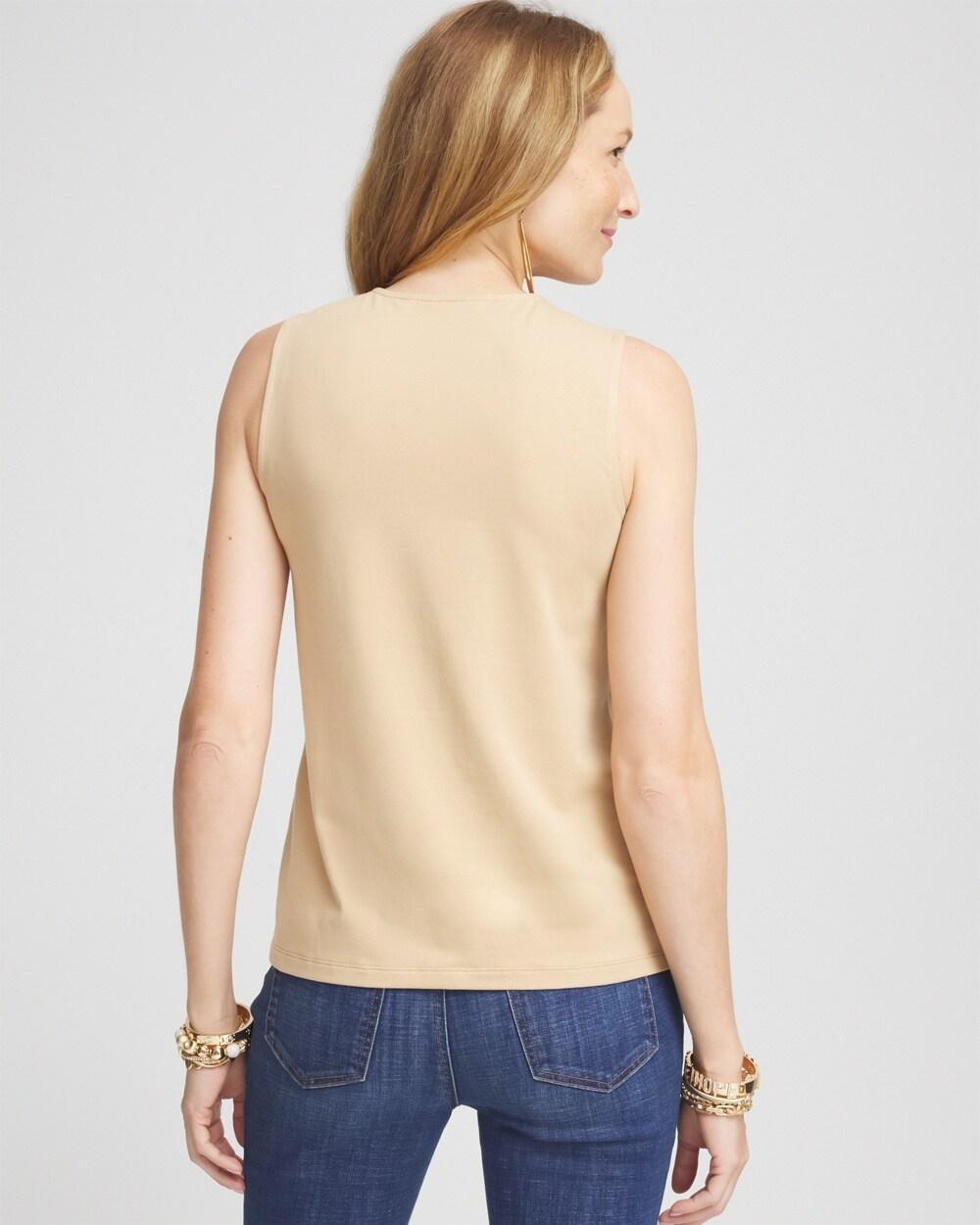Sequin Beaded Halter Tank Product Image