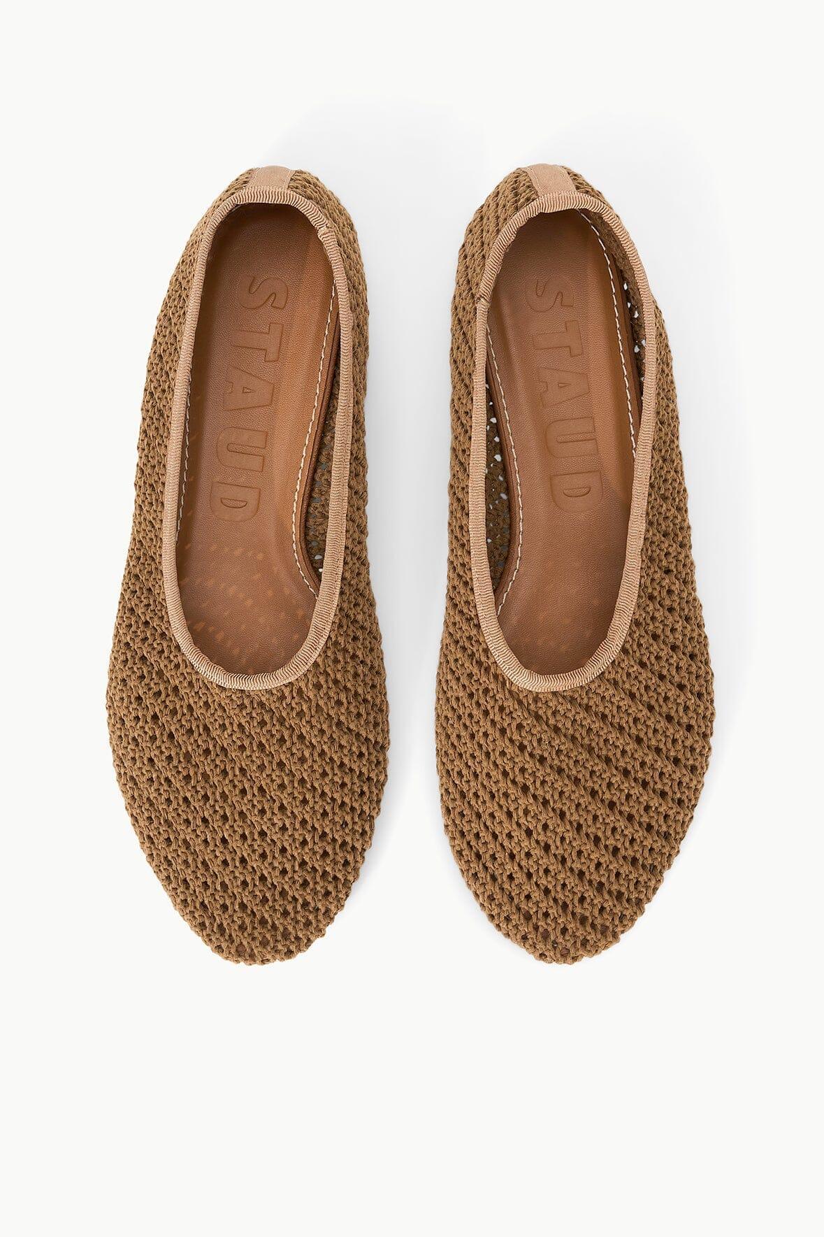 ALBA BALLET FLAT | CAMEL CROCHET Product Image