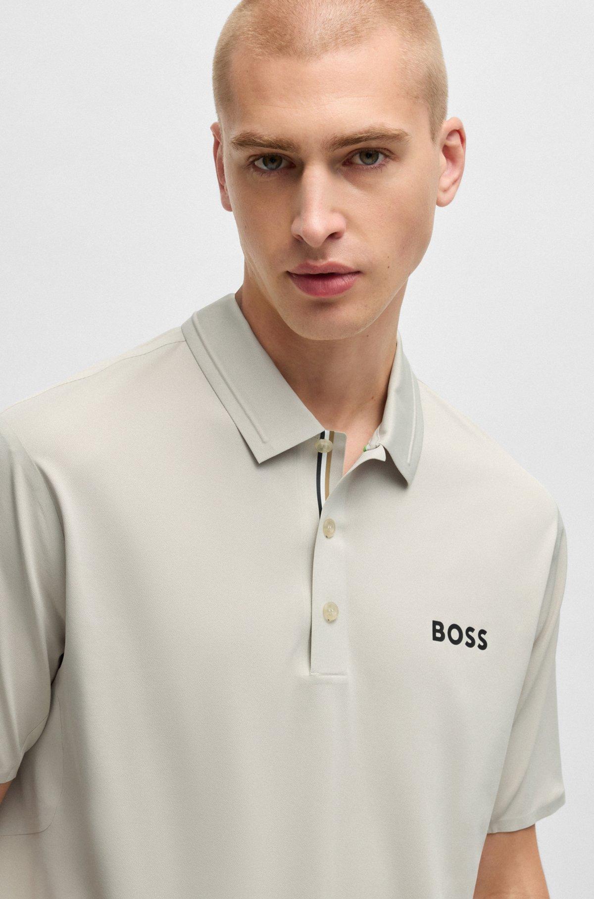 BOSS x Matteo Berrettini slim-fit polo shirt with UV protection Product Image