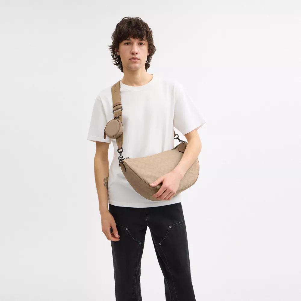 Hall Soft Sling Bag 45 In Signature Jacquard Product Image