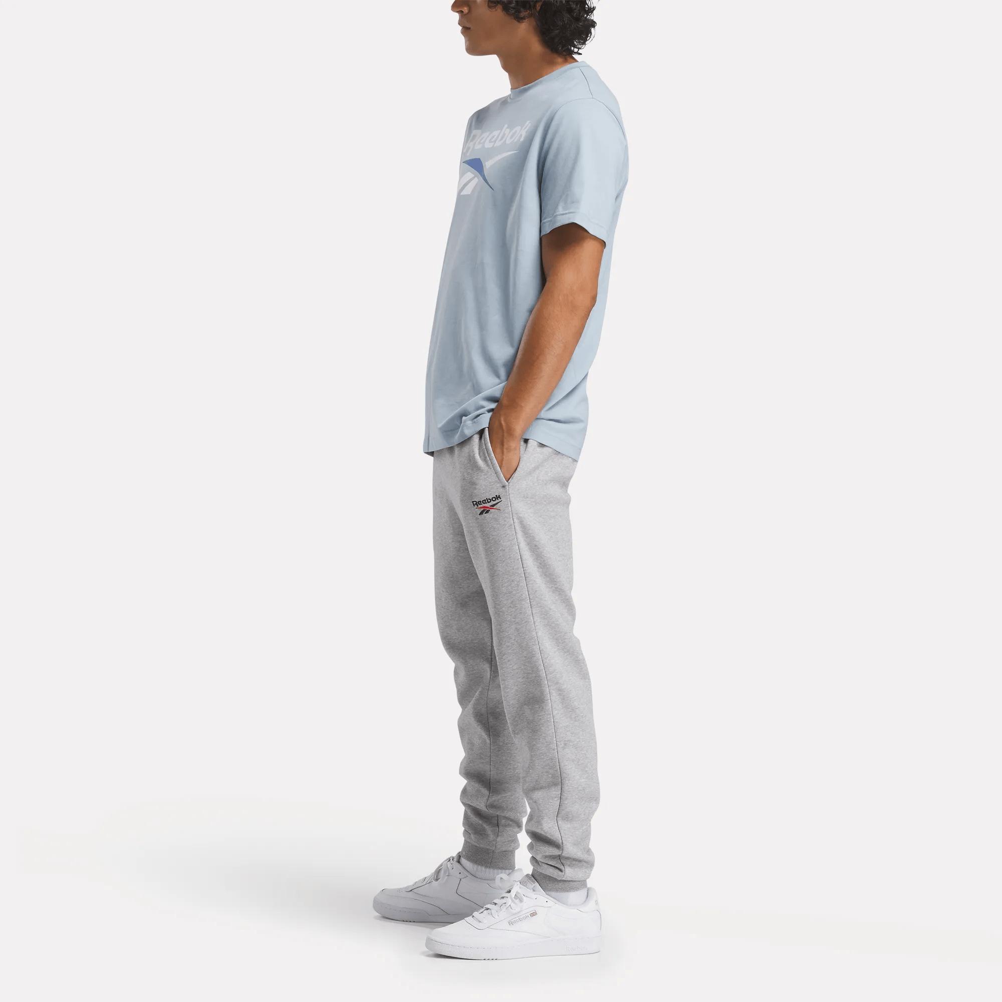 Men's Reebok Identity Big Stacked Logo T-Shirt Product Image