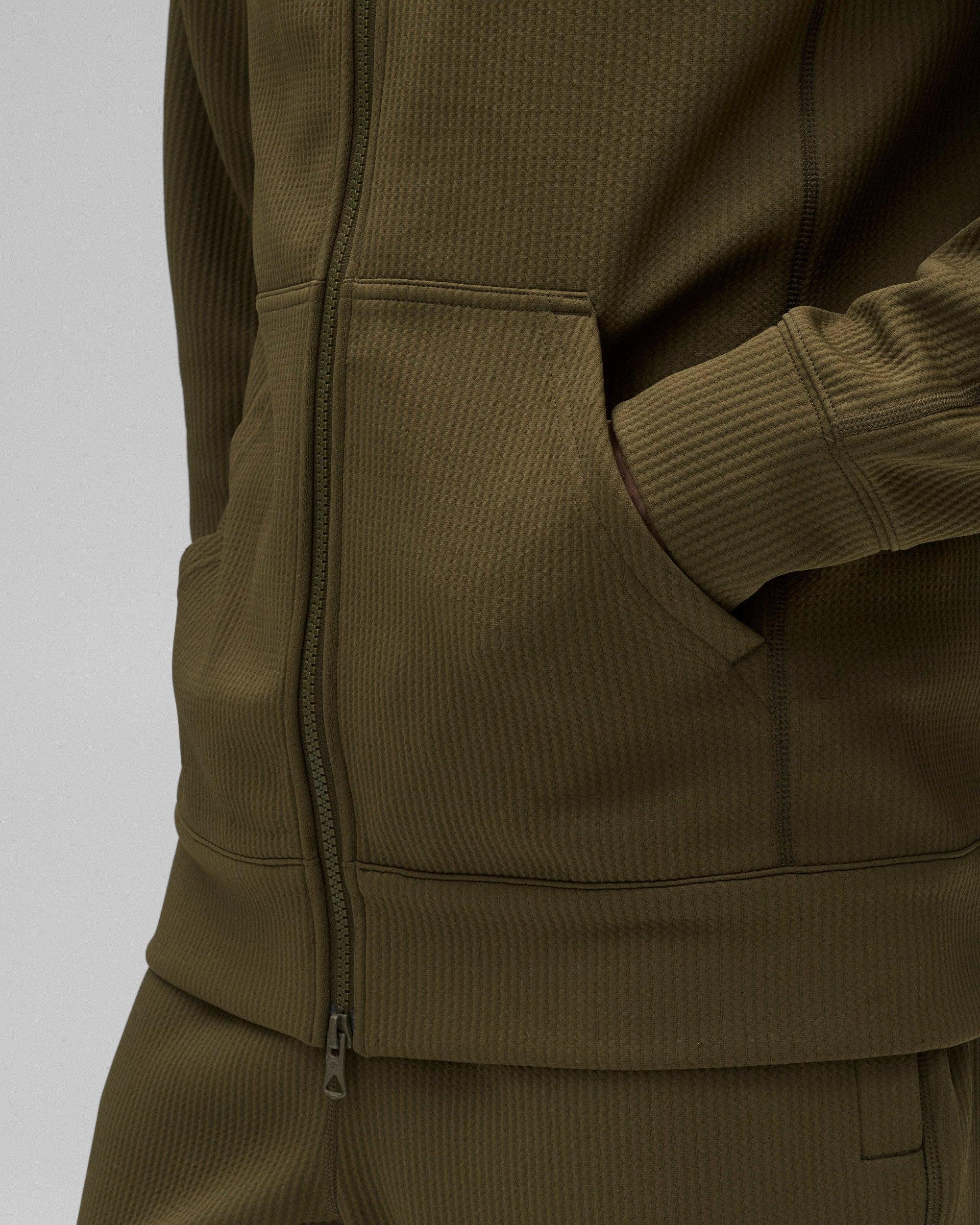 Double Knit Rally Slim Zip Hoodie Male Product Image