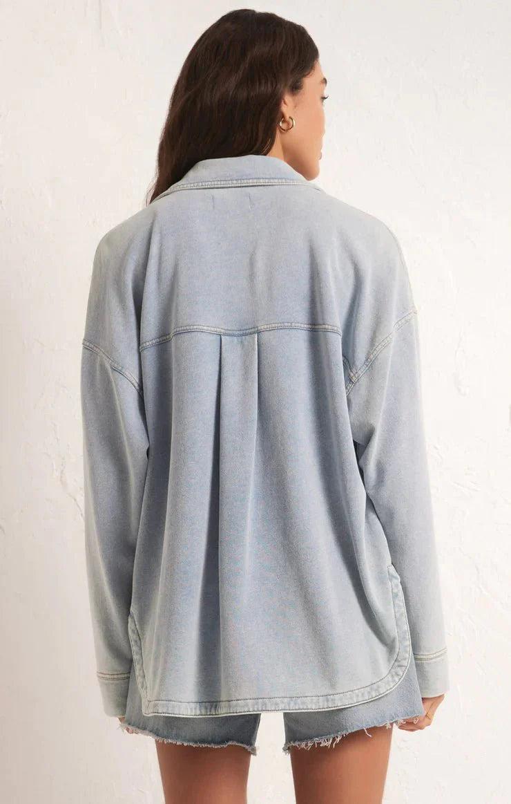 ALL DAY KNIT DENIM JACKET Product Image