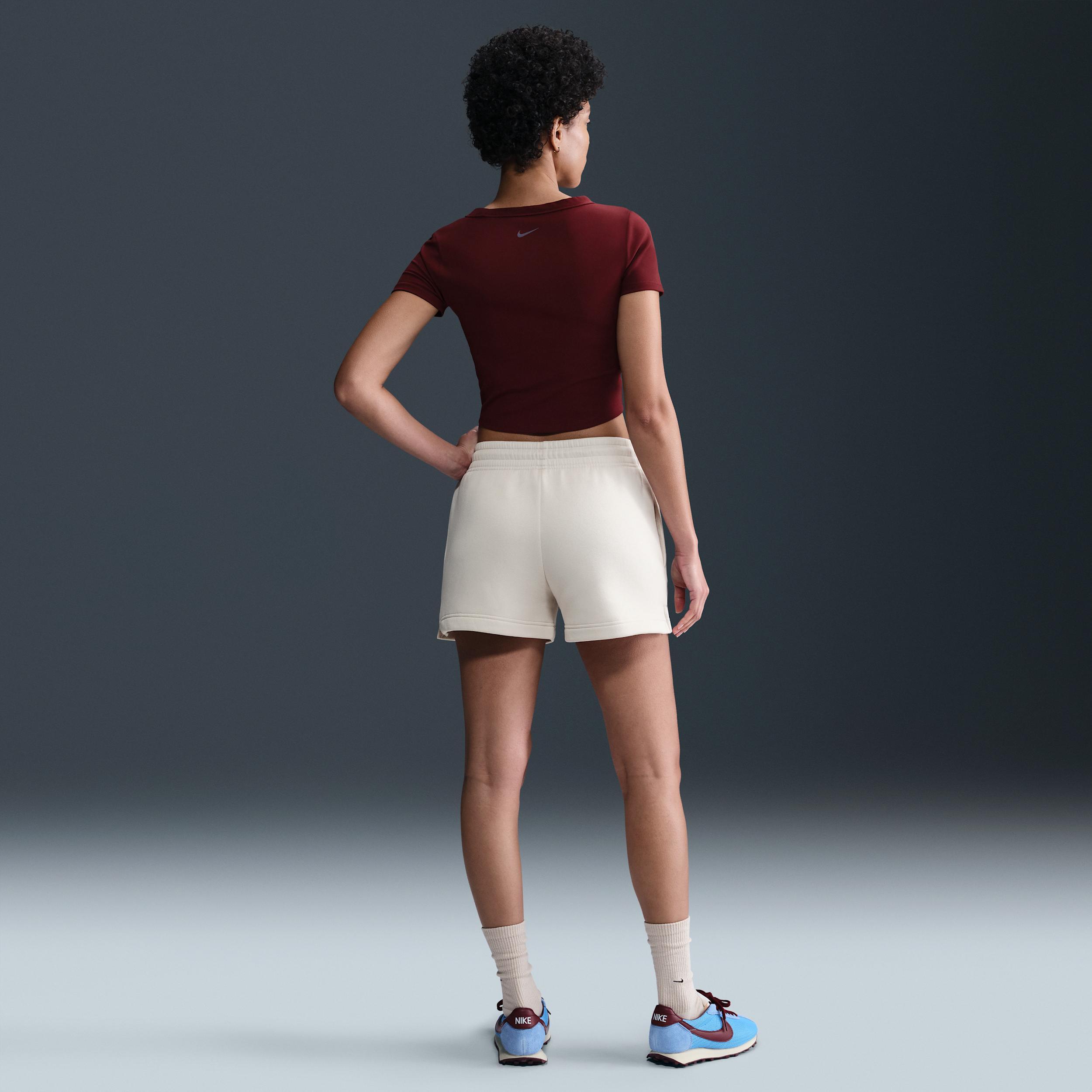 Women's Nike Sportswear Phoenix Fleece Mid-Rise 4" Shorts Product Image