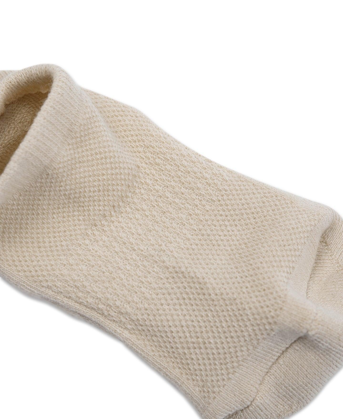 Colored Cotton No Show Socks - Navy Product Image