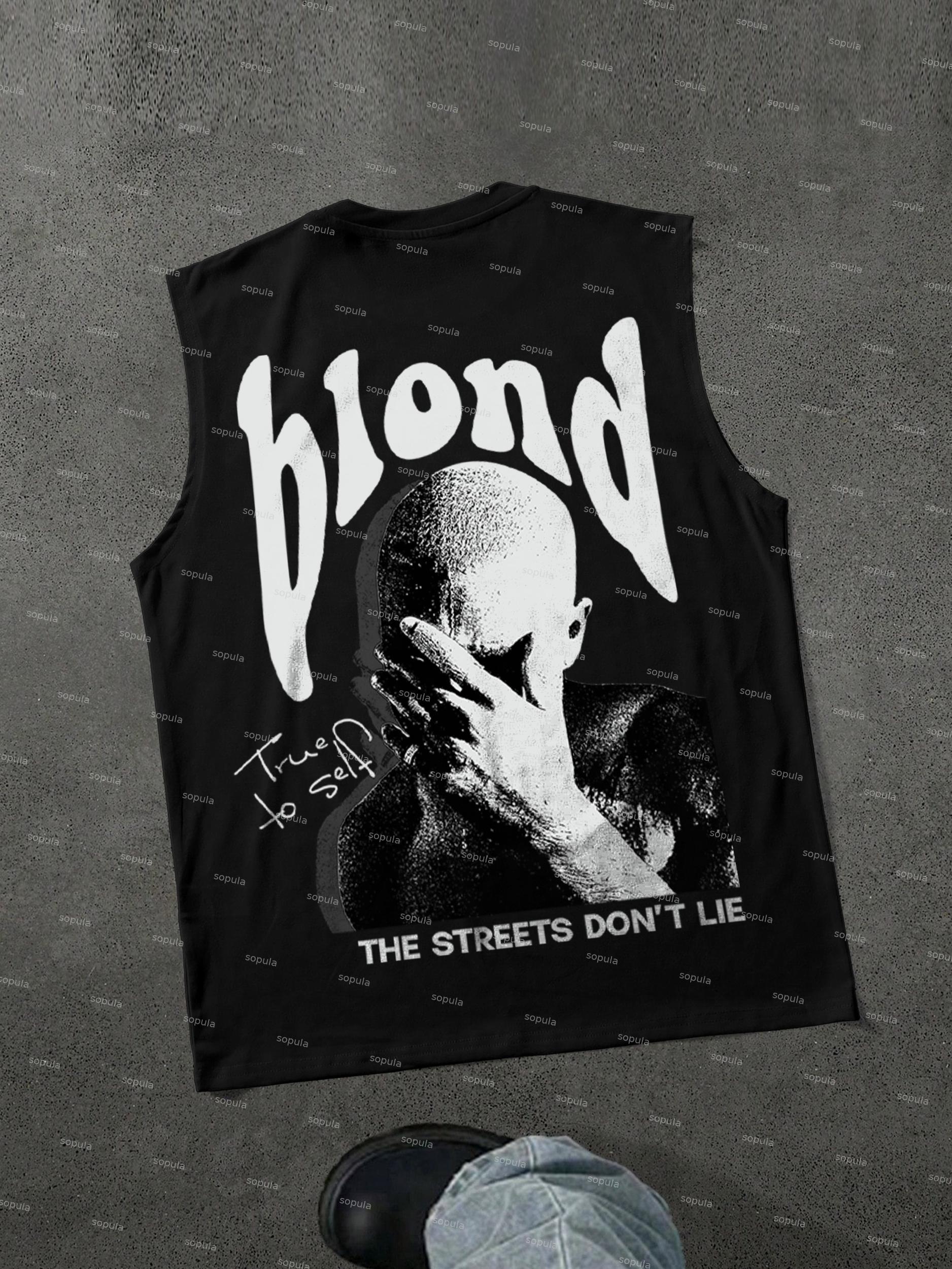 Vintage Frank Ocean Blond Graphic Tank Top Product Image