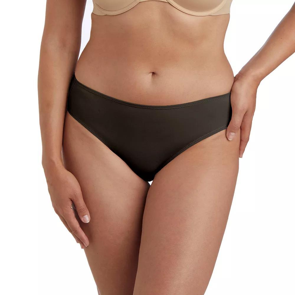 Women's Naomi and Nicole® Panties No Show, No Lines Hipster Panty A213, Size: Large, Deep Black Product Image