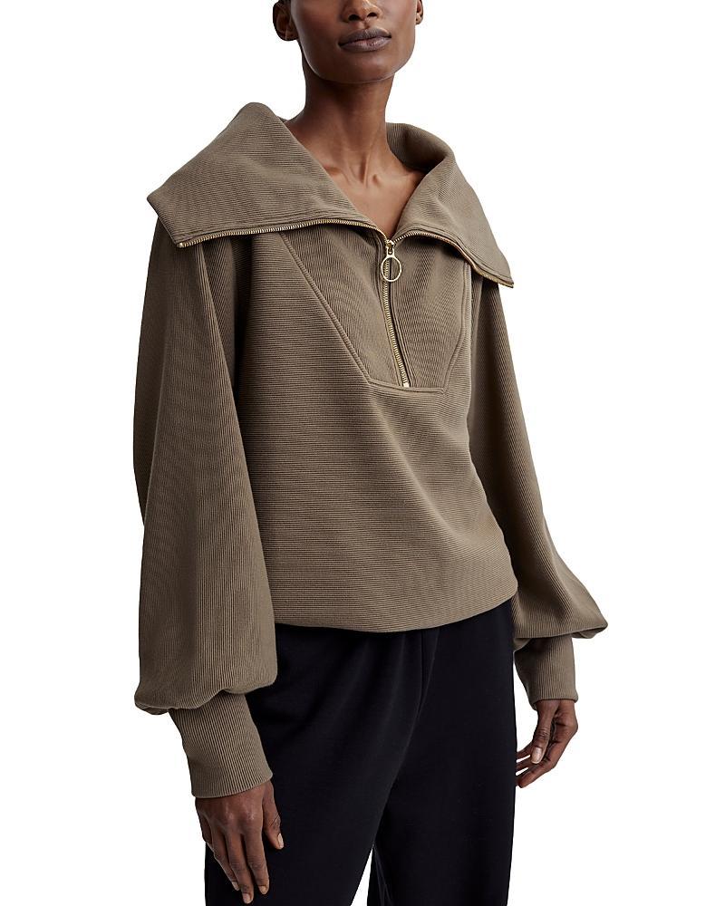 Vine Oversized 1/2-Zip Pullover Sweatshirt Product Image