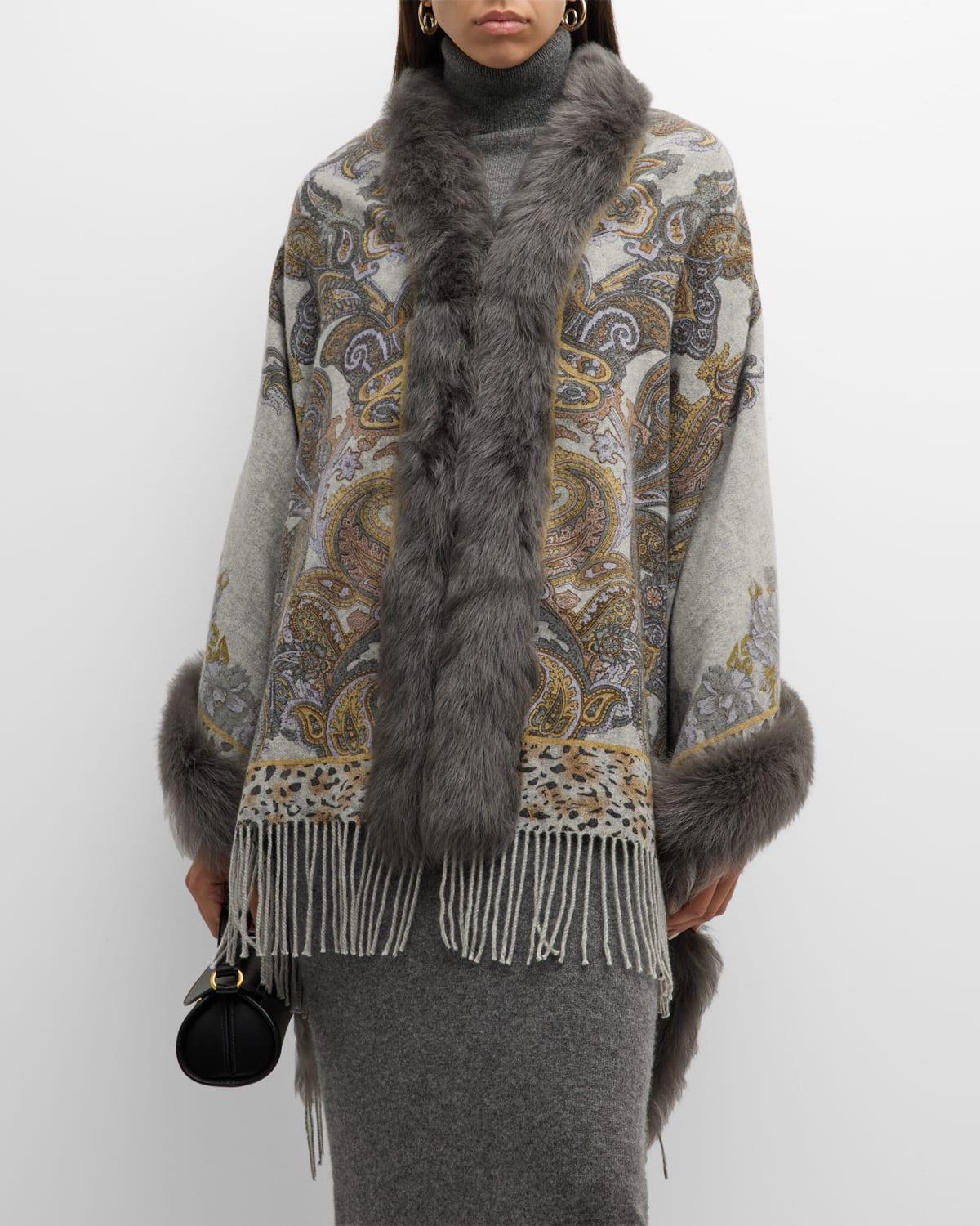 Double-Face Cashmere Stole Product Image