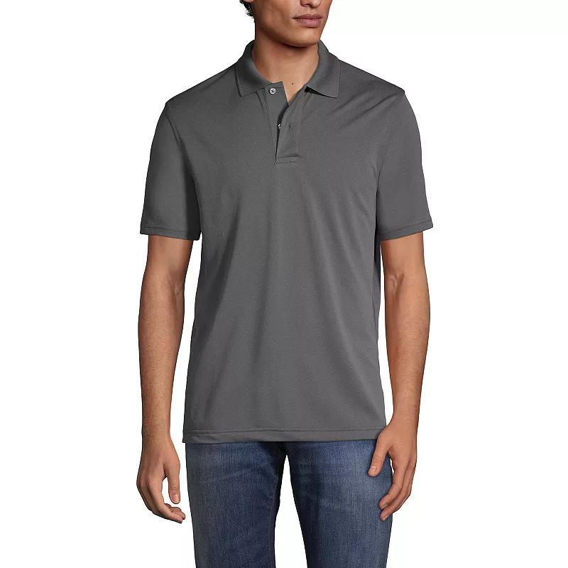 Men's Big Lands' End School Uniform Short Sleeve Polo, Size: 4XB, Rich Red Product Image