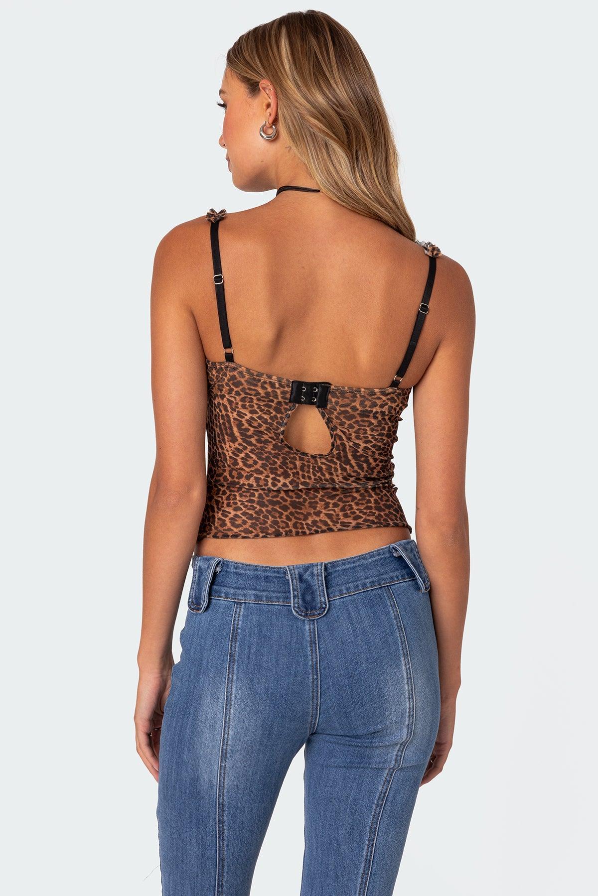 Lidia Sheer Mesh Bra Top Product Image
